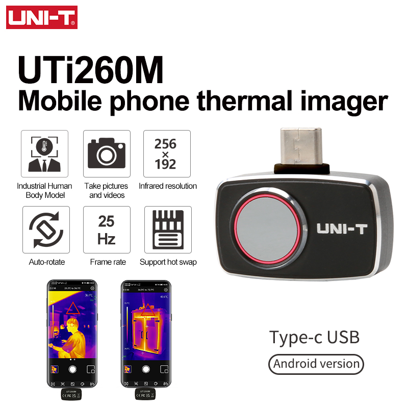 UNI-T Thermal Imager For Smart - Thermal Imaging Camera 256X192 review and price